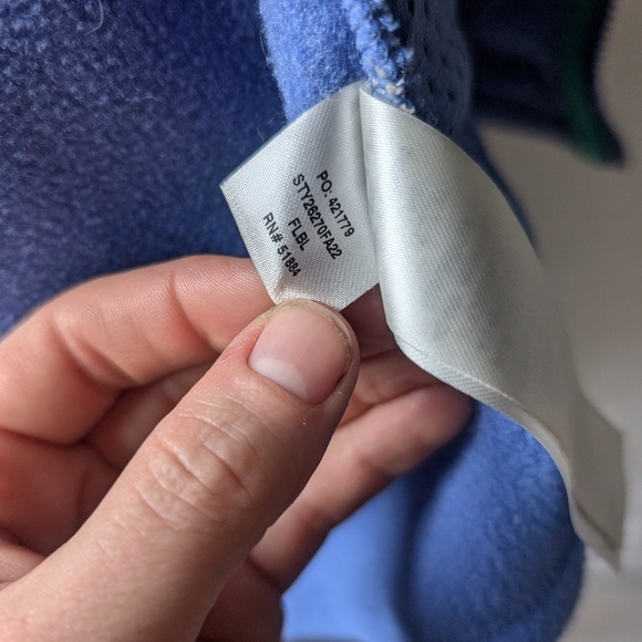 Patagonia NWOT Microdini Full Fleece Hoodie Zip Jacket Xxl Womens Hot Pink Blue - Picture 9 of 13